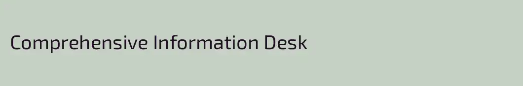 Comprehensive Information Desk